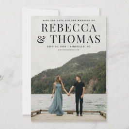 Reserve A Data Casamento de fotos com retrato moderno salve a dat