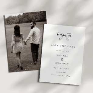 Reserve A Data Casamento de Fotos em Preto e Branco com Arco Coqu