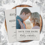 Reserve A Data Casamento de Fotos Minimalista da Tipografia Moder<br><div class="desc">O Casamento De Foto Minimalista Da Tipografia Moderna Da cinza Salva O Cartão De Convite À Data. Avise sua família, amigos e colegas que você marcou uma data para sua celebração de casamento com este casamento elegante, na moda e moderno, salve o cartão de convite. Todos os textos estão pré-organizados...</div>