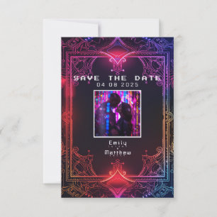 Reserve A Data Casamento de Fusão Cyber-Medieval