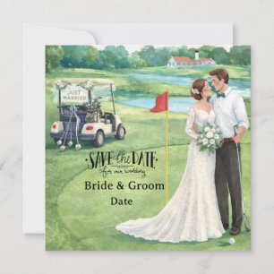 Reserve A Data Casamento de Golfe com noiva e noivo na casa do cl