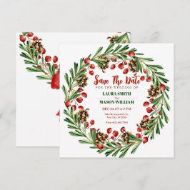 Reserve A Data Casamento de grinalda de Natal