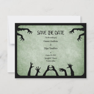 Reserve A Data Casamento de Halloween de Zombie Horror