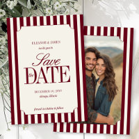 Casamento de Inverno com Listra Préppy de Dinheiro