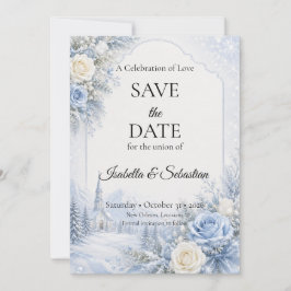 Reserve A Data Casamento de Inverno Encantado