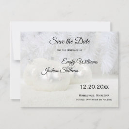 Reserve A Data Casamento de Inverno no Natal Branco