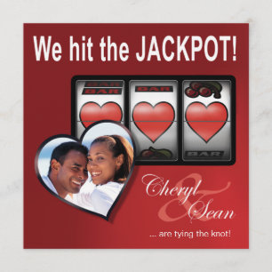 Reserve A Data Casamento de Jackpot Las Vegas Salve a Data