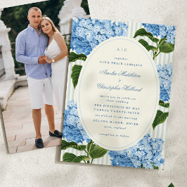 Reserve A Data Casamento de Jardim Azul da Costa Leste Préppy de 
