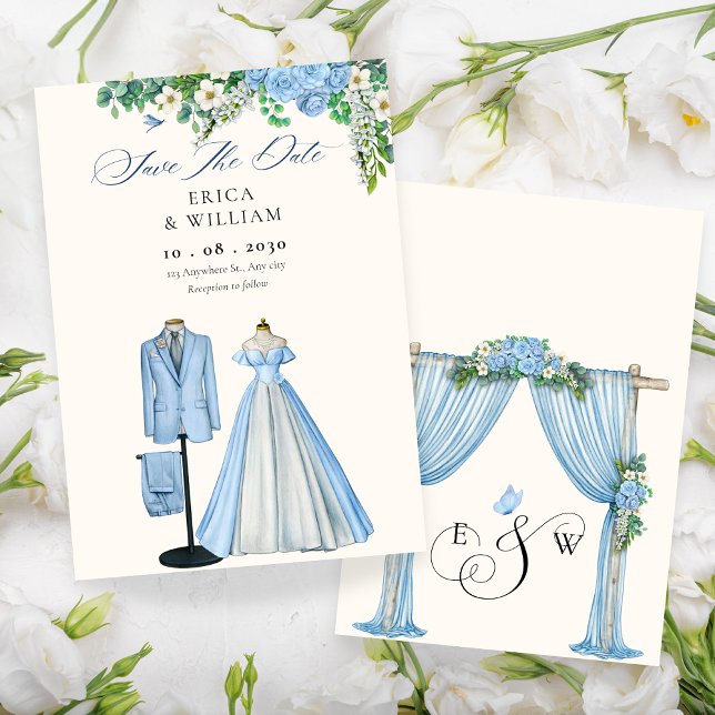 Reserve A Data Casamento de Jardim Floral de Bridegroom (Criador carregado)