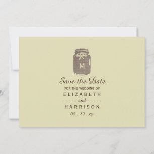 Reserve A Data Casamento de Jarra de Pedreiro em Lona de País