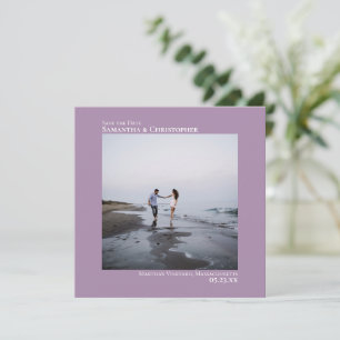 Reserve A Data Casamento de Lavanda de Fotos Mínimo em Artéria