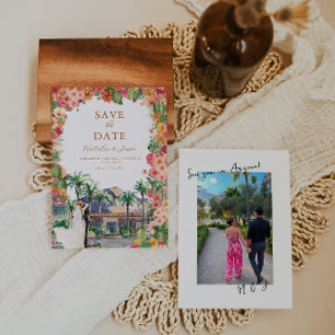 Reserve A Data Casamento de Local Ilustrado de Palms Bespoke