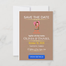 Reserve A Data Casamento de Luxo em Destino Save The Date