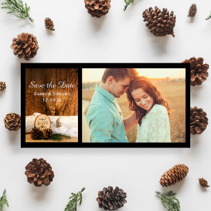 Reserve A Data Casamento de madeira com árvore de passarinho russ