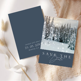 Reserve A Data Casamento de Manchas de Neve da Woodland Woodland