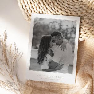 Reserve A Data Casamento de Monograma Verde Salvia Vintage Formal