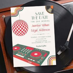 Reserve A Data Casamento de música retrô