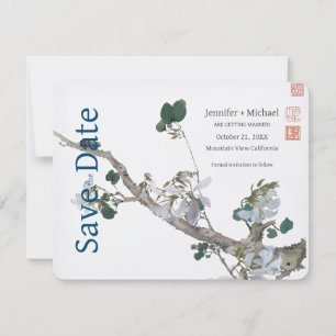 Reserve A Data Casamento de Noiva Caligrafia Floral Aquarela
