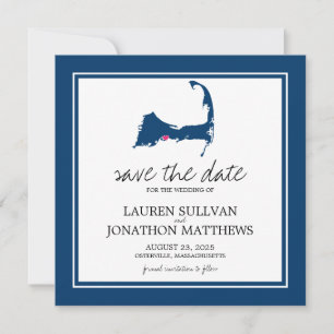 Reserve A Data Casamento de Osterville Cape Cod Salvar a Data