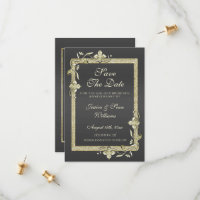 Casamento de Ouros Dourado Gem & Glitter 50th
