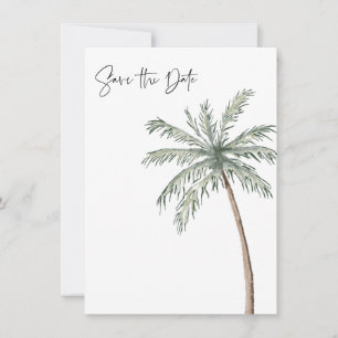 Reserve A Data Casamento de Palm Tree Tropical Beach