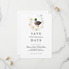 Reserve A Data Casamento de Pato-real com Flor Silvestre