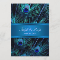 Casamento de Penas de Pavão Roxo Real