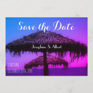 Reserve A Data Casamento de praia de Oasis Santorini Salve a Data