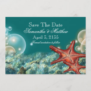 Reserve A Data Casamento de praia de Starfish "SALVE A DATA"