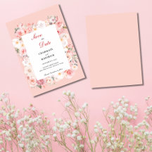 Casamento de Quadros Cor-de-Rosa primavera Blush