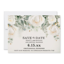 Casamento de Rosas Brancas e Verdura Elegante