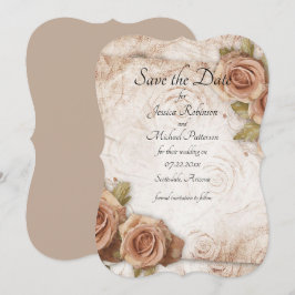 Reserve A Data Casamento de Rosas de cor suave