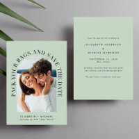 Casamento de Sage de Destino de Foto Moderno