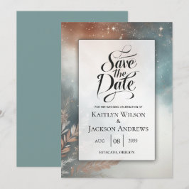 Reserve A Data Casamento de Sage e Terracotta Stardust Skies