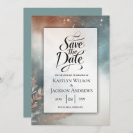 Reserve A Data Casamento de Sage e Terracotta Stardust Skies