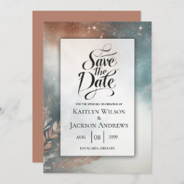 Reserve A Data Casamento de Sage e Terracotta Stardust Skies