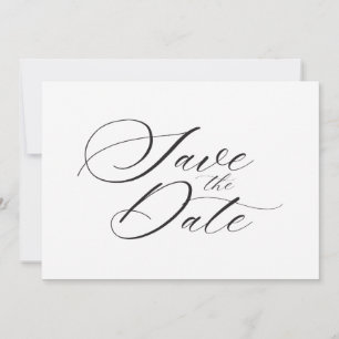 Reserve A Data Casamento de Script Elegante Moderno