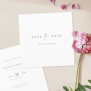 Reserve A Data Casamento de Script Moderno Minimalista Elegante