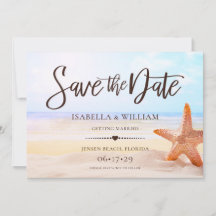 Casamento de Starfish De Verão Tropical Moderno Sa