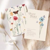 Casamento de Torção Simples de Flor Azul