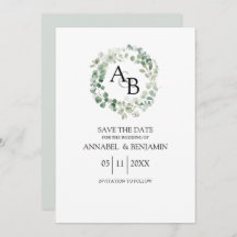 Casamento de Ucalyptus watercolor