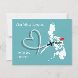 Reserve A Data Casamento Destino Filipinas Salvar a Data