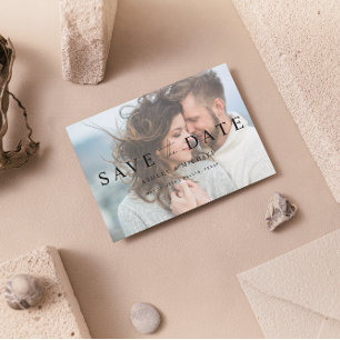 Reserve A Data Casamento do Código QR Foto do Elegante Vellum Ove