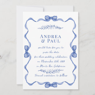 Reserve A Data Casamento Doce Da Fita Whimsical