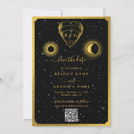 Reserve A Data Casamento Dourado das Estrelas Celestiais Crescent