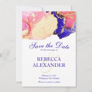 Reserve A Data Casamento Dourado de Agata Roxo
