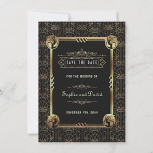 Reserve A Data Casamento Dourado exclusivo do Excelente Negro Gat