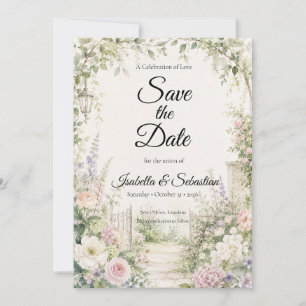 Reserve A Data Casamento Elegância Jardim Secreto Encantado