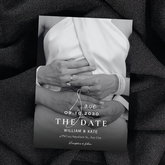 Reserve A Data Casamento elegante (Criador carregado)