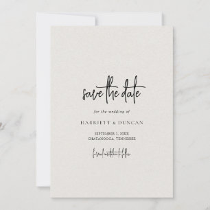 Reserve A Data Casamento Elegante Bege Atemporal
